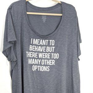 Torrid - Gray graphic t-shirt - 5x